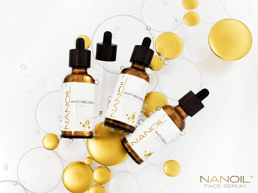 serum do twarzy do cery naczynkowej łagodzące podrażnienia Nanoil