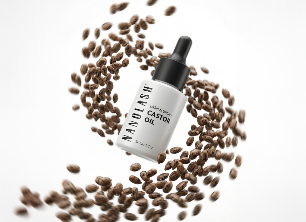 nanolash olej rycynowy na brwi i rzesy